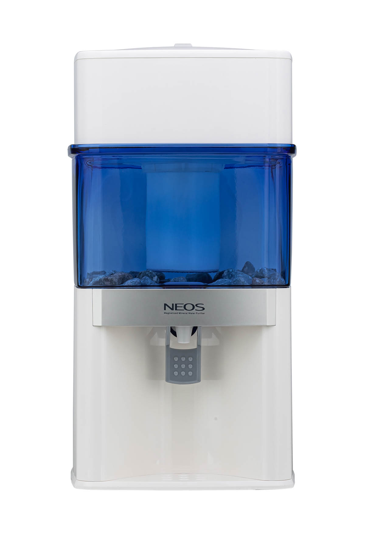 Afbeelding Aqualine Neos waterfilter met glazen tank en Redox filter