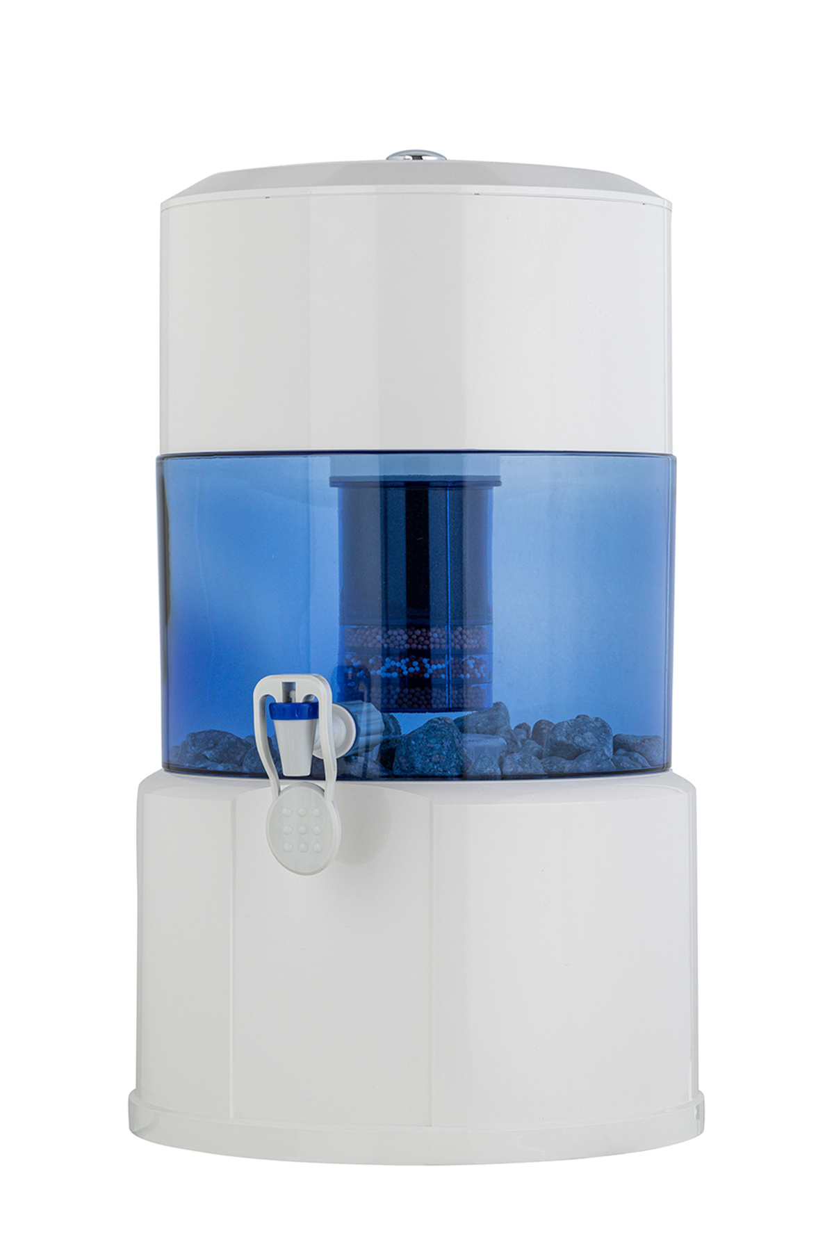 Afbeelding Aqualine 18 waterfilter van glas met het nieuwe filter