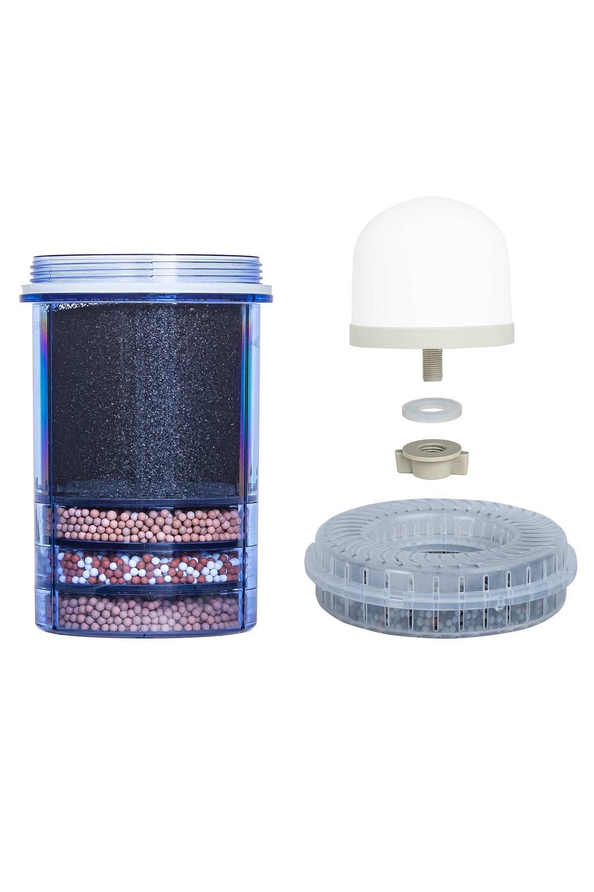 Afbeelding van de jaarset filters voor het Aqualine 5 waterfilter alkalisch